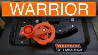 Assemble 🛠️ WARRIOR 10” table saw from Harbor Freight Tools #Warrior