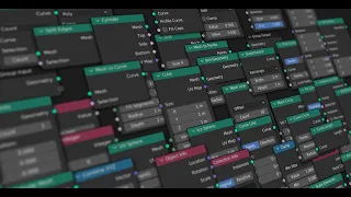 Стрим по Blender Geometry Nodes №3. Более 60 нод для уверенного старта.