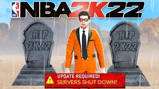 Everyone Returned 845 days Later the LAST DAY of NBA 2K22 (Servers Shutdown)