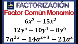 💥FACTORIZACIÓN 01: Factor Común Monomio🚀