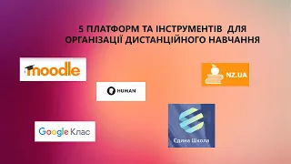 5 платформ та інструментів для організації дистанційного навчання