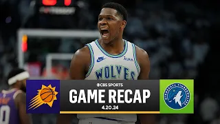 2024 NBA Playoffs: Edwards propels Timberwolves past Suns to take 1-0 lead | CBS Sports