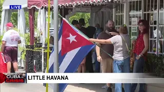 Rudy Giuliani visits Versailles Restaurant in Miami's Little Havana