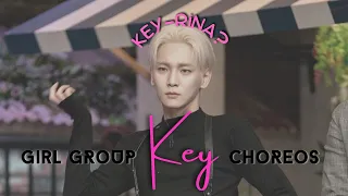 SHINee Key dancing to girl group choreos for 8 minutes straight