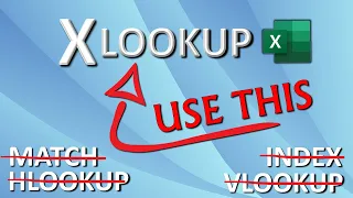 XLOOKUP - the BEST Excel Function - FULL tutorial
