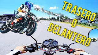 Cómo frenar en moto CORRECTAMENTE? como un profesional. EXPLICACIÓN clara.