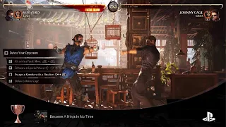 Mortal Kombat 1Become a ninja no Time trophy