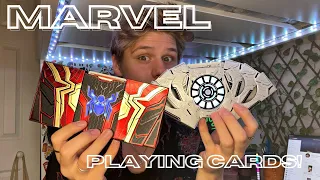 These SPIDER-MAN & IRON MAN Playing Cards Are INSANE!!! // Marvel Deck Review