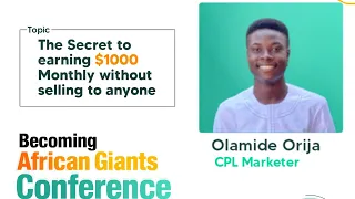 Becoming African Giant Conference: CPL MARKETING