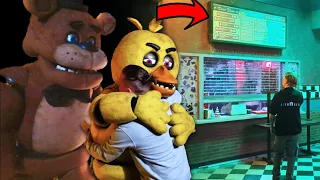 I VISITED THE FIVE NIGHTS AT FREDDY'S MOVIE SET! (EXCLUSIVE)