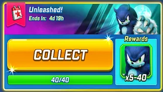 Sonic Forces Speed Battle - Unleashed Event Missions Werehog New Character Unlocked All Bosses