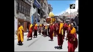 India News - Exiled Tibetan monks, nuns gather for annual prayer meet in northern India