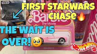 🔥Finally found the BARBIE Corvette and my first STARWARS Chase😀#hotwheels