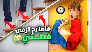 قررنا نرمي قطة خلودة/ خباها بالغرفة السرية مشان ما نلاقيها 😱