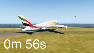 Using The a380 On The World's SHORTEST Flight