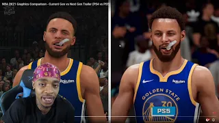 NBA 2K21 Graphics Comparison - Current Gen vs Next Gen Trailer (PS4 vs PS5) Reaction!