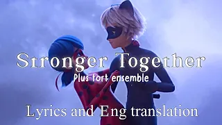 Stronger Together [lyrics and translation] | Miraculous The movie | Plus forts ensemble | REUPLOADED