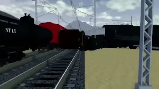 Big boy 4005 wreck RAILS UNLIMITED ROBLOX