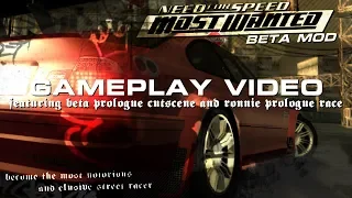 NFS Most Wanted: Beta mod - Beta Prologue cutscene & Ronnie Prologue race! [Gameplay video]