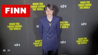 Finn Wolfhard at When You Finish Saving The World Screening NYC