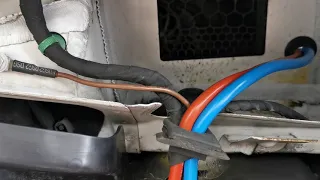 vw t5 transporter split charge cable route