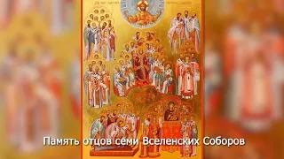 Святые отцы семи Вселенских Соборов. Православный календарь 31 мая 2023