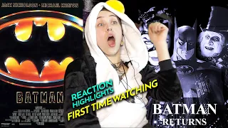 Nicki Begins Burton BATMAN (1989) & BATMAN RETURNS (1992) Movie Reactions FIRST TIME WATCHING