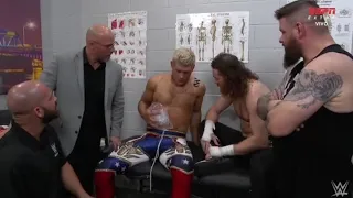 O Estado de Cody Rhodes após ataque sofrido Por Por Brock Lesnar  wwe raw 08/05/2023 - wwe português