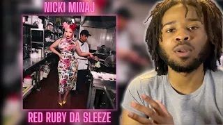 THE QUEEN GOAT IS BACK AGAIN 🔥 | Nicki Minaj - Red Ruby Da Sleeze (Official Audio) REACTION