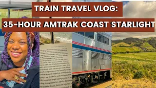 35-hour amtrak coast starlight train travel vlog 🚂 | los angeles to seattle train in a roomette