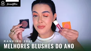 RANKING DE BLUSHES DE 2023 | Os melhores do ano, de todas as texturas! | #jessiflix2023