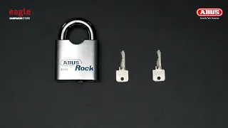 [5] ABUS 83/80 #37 80mm Rock Hardened Steel Padlock (EAGLE)