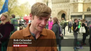 BBC News London | 22 April 2023 | Extinction Rebellion UK