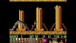 Lemmings Taxing Level 1: If at first you don't succeed.. Walkthrough DOS