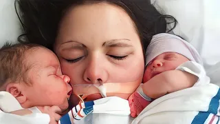 Nurse put the healthy Twins next to Their dying Mom and a real miracle Happened!