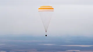 Three Space Station Crew Members Return Home Aboard Soyuz Spacecraft