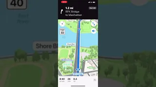 Apple Maps iOS 15 - 3D Interchange in NYC