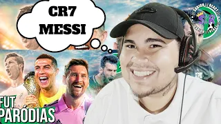 SABION REACT 🔥  ♫ APROVEITE! MESSI E CR7: OS REIS NUNCA PERDEM A MAJESTADE | Paródia Viva La Vida