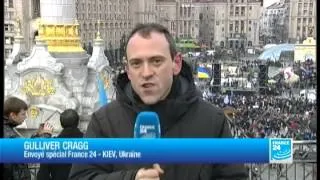 Ukraine : Sur la place de l'Indépendance, à Kiev, la mobilisation pro-européenne s'organise