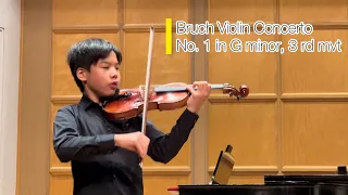 Bruch Violin Concerto No.1 in G minor, 3rd mv t, Final (Allegro energico)布魯赫 G小調第一號協奏曲 作品26 第三樂章