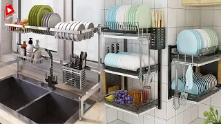 নতুন ডিজাইনের ষ্টেইনলেস ষ্টিল ডিস রেক | stainless steel kitchen rack price in bangladesh