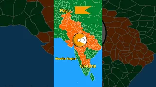 Evolution of India #shorts #geography #map #flag #india #history #empire #viral