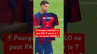 C’est tellement TRISTE pour lui 😭 #football #barca #fcbarcelona #maillotfoot #messi #cancelo