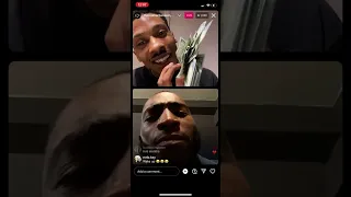 Ant Glizzy and Davy Ruffin Argue After The Fight IG Live (5-29-23)