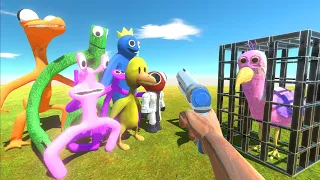 New Fps Weapon | Help Rainbow Friends Rescue Opilia bird - Animal Revolt Battle Simulator