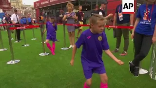 Un terreno de futbol en la Plaza Roja es un legado del Mundial de Futbol