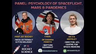 Space psychology with Prof Jay Buckey, Dr Iya Whiteley, Dr Shawna Pandya | It IS Rocket Science