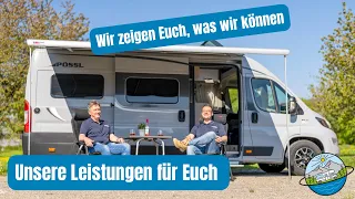 Unsere LEISTUNGEN für Euch! Anbau, Umbau, Beratung, Verkauf von und für REISEMOBILE und KASTENWAGEN