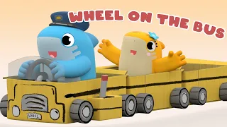 Wheels on the Bus - Kids Play Professions + More Nursery Rhymes & Kids Songs | Shark Academy Songs