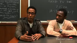 Cast of 'The Wire' Visits Harvard